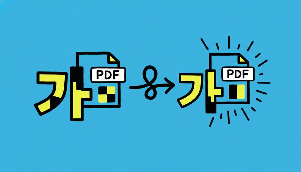 한글 PDF 변환 색상 바뀌는 오류: 원인과 해결법 살펴보기